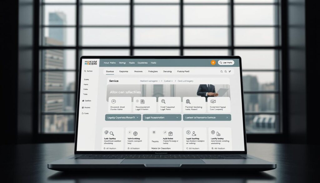 fitur unggulan website hukum