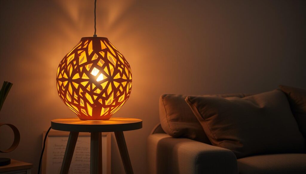 Lampu Hias Kardus