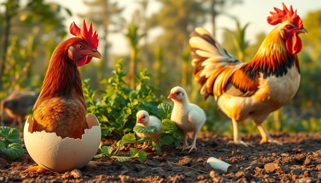 siklus hidup ayam kampung