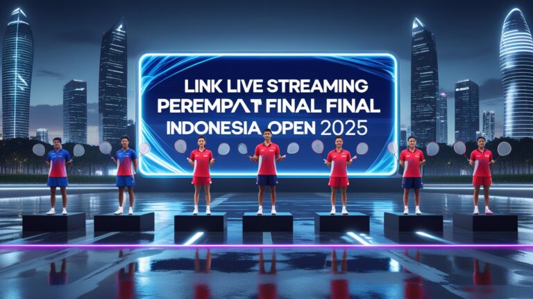 Link Live Streaming Perempat Final Indonesia Open 2025: 5 Wakil Tuan Rumah Berlaga