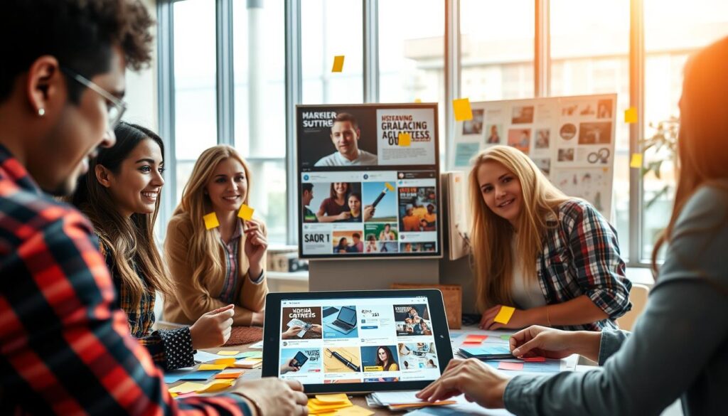 elemen visual konten viral